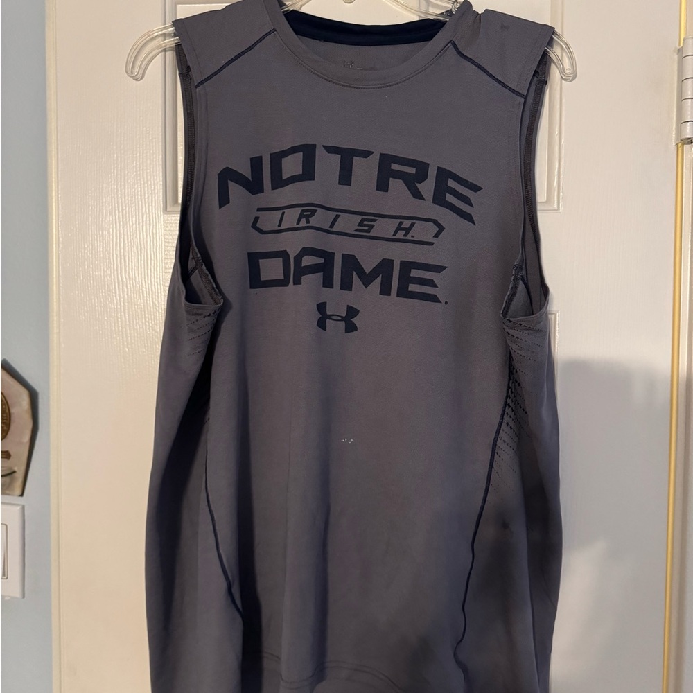 Under Armour Notre Dame Tank Top - Dark Gray